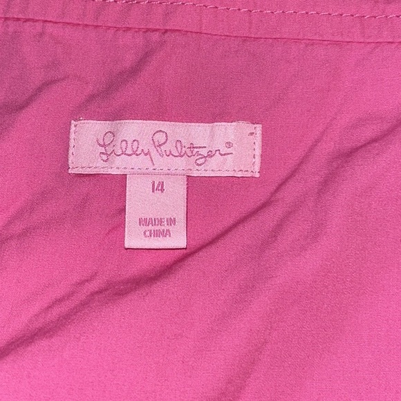 Lilly Pulitzer Reversible Faux Wrap Mini Skirt in Havana Cocktail and Pink - 10* - Picture 13 of 16